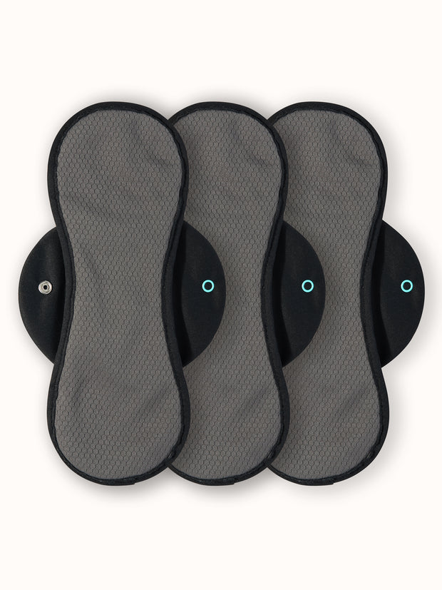 Black moderate pad pack back