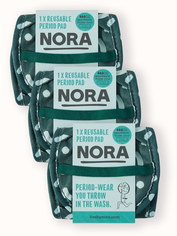 Celeste moderate pad pack with wrapper